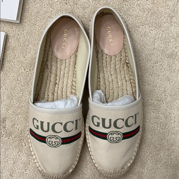 🎉HP🎉Gucci Pilar Gucci Print Espadrilles - Picture 6 of 8